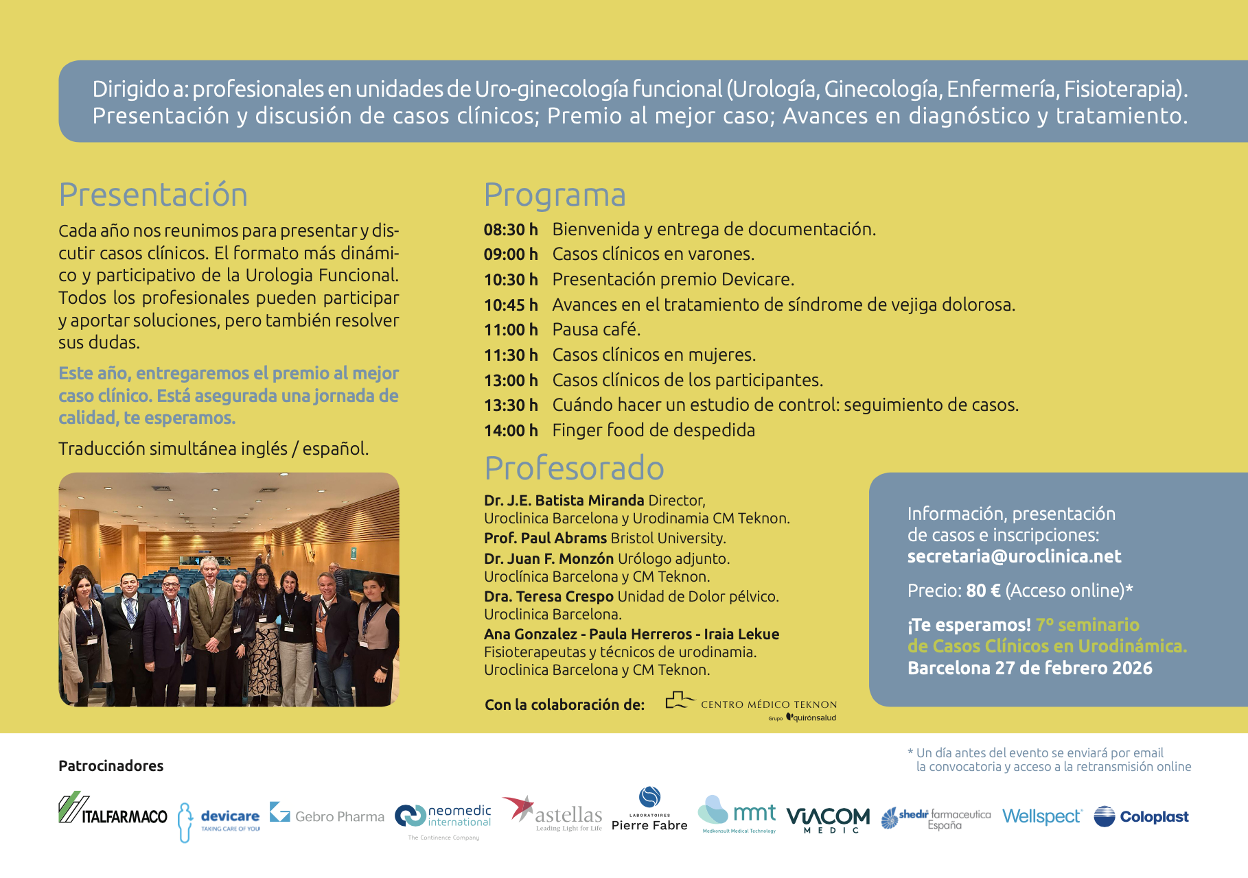 programa seminario urodinámica